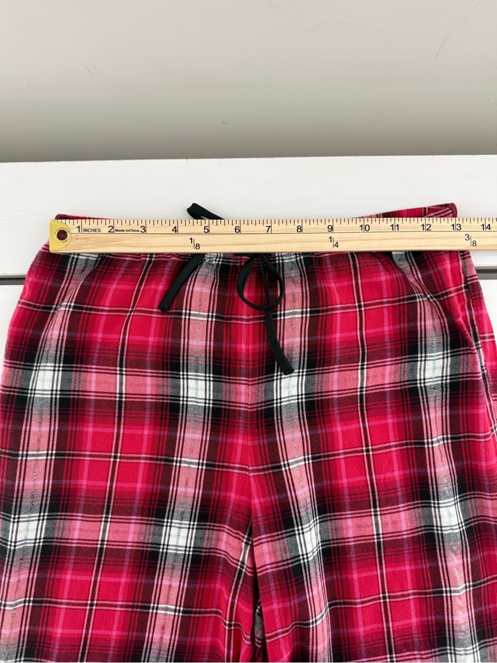 Victoria’s Secret Plaid Pajama Set XS Red Pink Button Up Pants - Picture 7 of 10